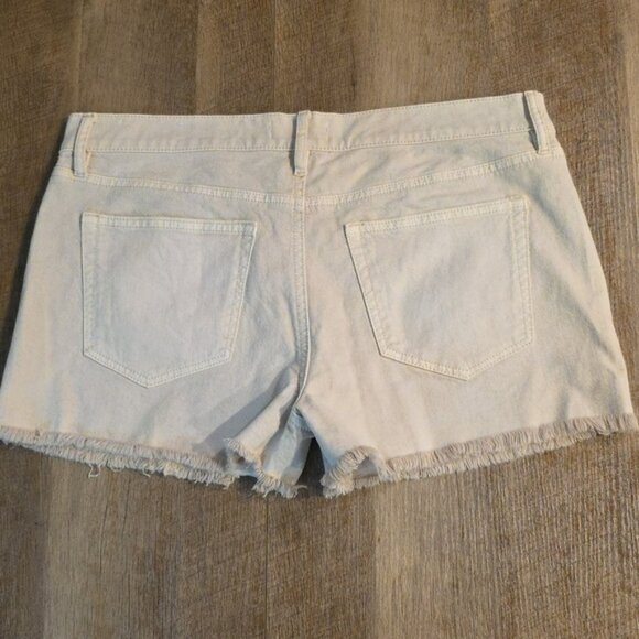 Loft- Women's Tan Denim Shorts. Size 10! - Picture 6 of 6